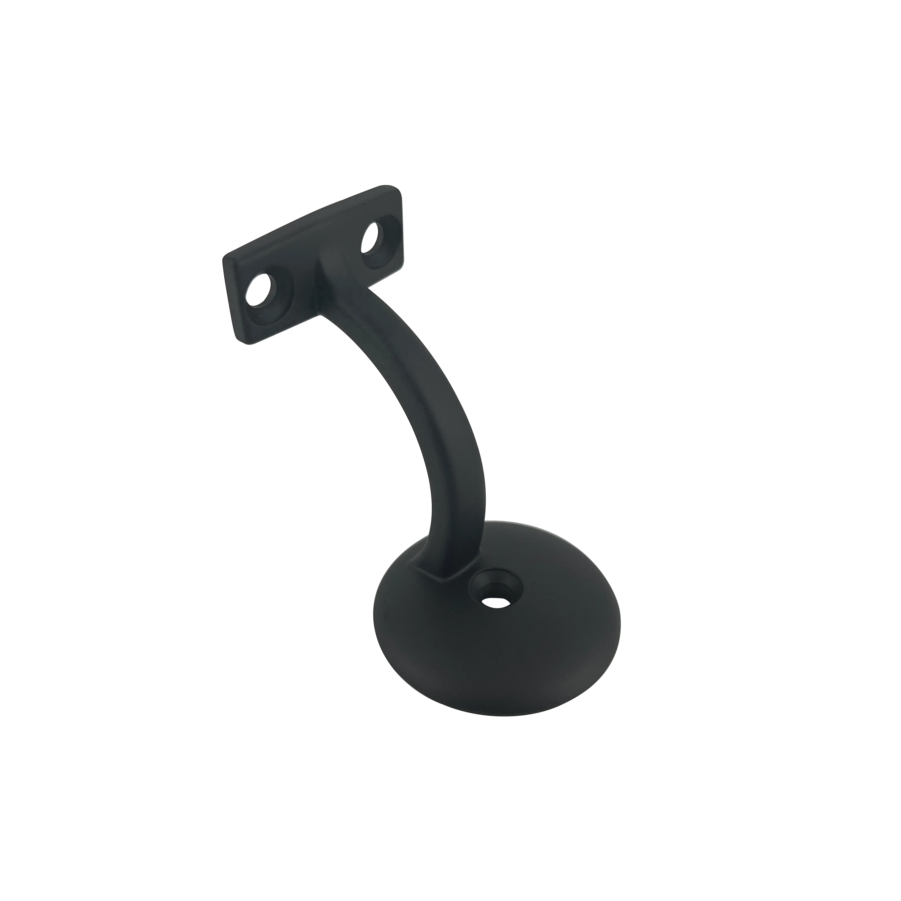3" Heavy Duty Zinc Alloy Round Handrail Bracket for Indoor Stairs-Easy Installation & Handrail Fittings