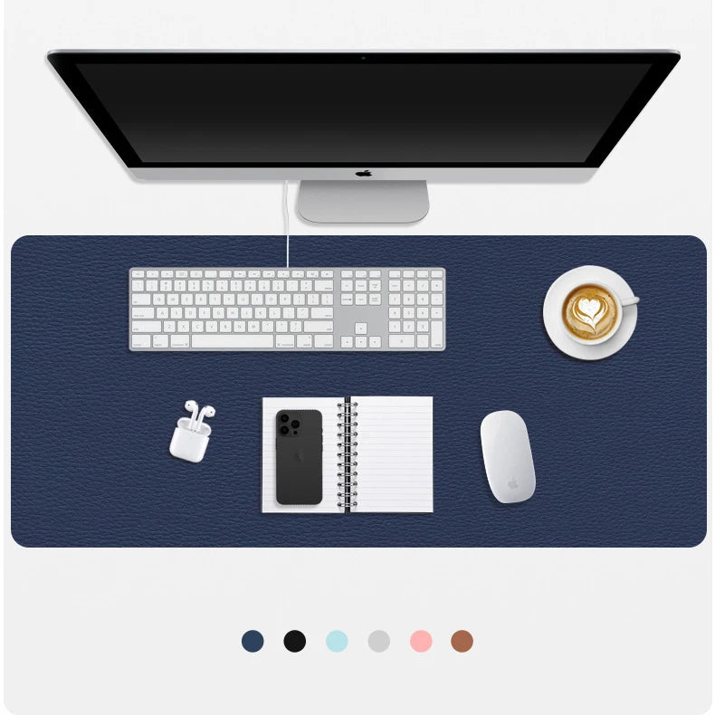 Waterproof Desk Mat for Desktop Leather Table Mat Leather Desk Pad for Keyboard and Mouse Desk Pad Protector for Office and Home