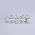 0.4ct 6ct D Color VVS Clarity Brilliant Cut Loose Synthetic Moissanite Gemstone Starsgem Wholesale 10 Moh's Scale Third Party