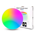 CGT Warehouse Surface Mounted LED Smart Ceiling Light 12inch 20W RGB Compatible with TUYA App Flush Mount Ceiling Fixture