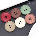 Custom Engraved logo Printed Matte Large Suit Coat Men's Women's Sweater Plastic Resin Button for Clothing Clothes