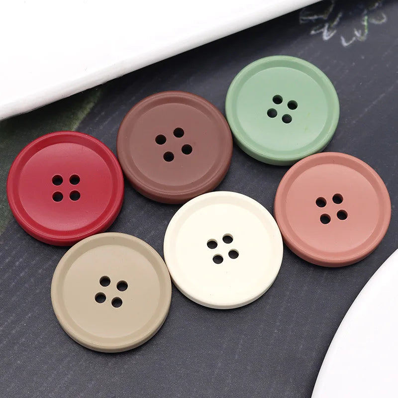 Custom Engraved logo Printed Matte Large Suit Coat Men's Women's Sweater Plastic Resin Button for Clothing Clothes