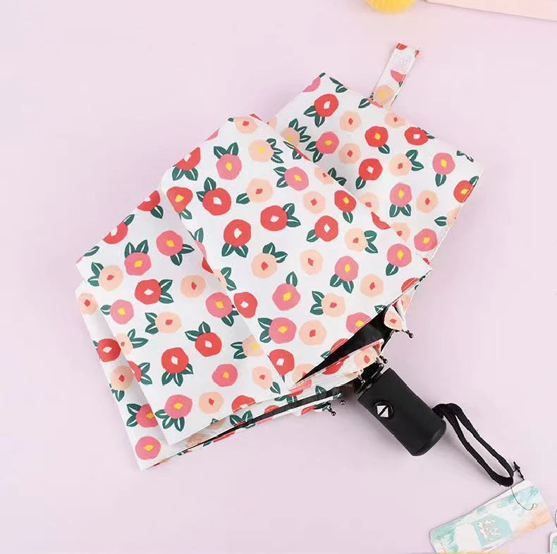 Customized Wholesale Cheap Uv Personality Compact 3 Fold Mini Gift Automatic Windproof Travel Umbrella