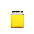 Best Seller 100ml 200ml Square Matte Glass Honey Jar with Screw Cap for Jam and Pickle Storage