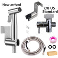 Toilet Spray Gun Women's Washer One in 2 Out Toilet Shattaf Muslim Shower Handheld Self Cleaning Toilet Bidet Sprayer Bidet Set
