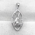 Sterling Silver 3*3mm Semi Mount Pendant Empty Frame Blank Support Setting S925 Base Holder Without Center Stone for DIY Inlay