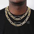Classic 13MM Figaro Necklace and Bracelet Set Cross-Border Hip Hop Street Trend Accessories Fashion Chains for Men