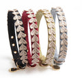 Cute Luxury Lace Cloth Soft Heart Shape Pets Dogs Collars Suppliers