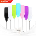 G26-0002 Amz Top Seller Electric Coffee Frother Portable Mini Plastic Handheld Mixer Rechargeable Milk Frother USB