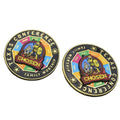 Hot Sale Spinner Rotatable TEXAS CONFERENCE Family Worship Fortune Wheel Chosen Soft Enamel Pin Gold Plated Fashion Pin Badges