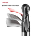 Industrial HRC55 T-Slot End Mill - Solid Tungsten Carbide Cutting Tool 10-50mm - CNC Milling Machine Steel Processing RoHS