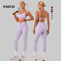 PASUXI Women's Activewear Set Seamless Gym Yoga Clothes Ready to Ship OEM High Support Fitness Wear
