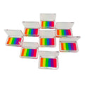 Wholesale Water Based Activated Multicolor rainbow Split Cake Face Uv Coating Painting Reflective Paint