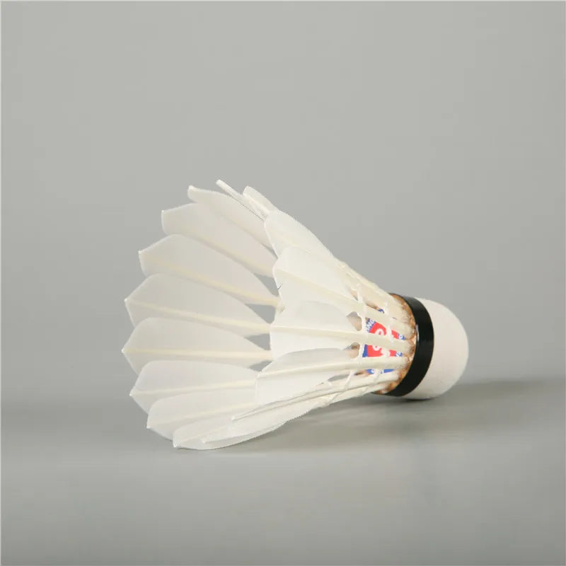 Lingmei Hot Sale Goose Feather Badminton Shuttlecock Good Flight Shuttles