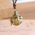 Gold Plated Trendy Heart Aromatherapy Mini Essential Oil Fragrance Diffuser Pendant Necklace with Open Can Chain