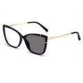 Transparent Metal Spectacles Eyebrows Line Spectacles Anti Blue Metal Glasses Photochromic Eyeglasses Glasses Frames