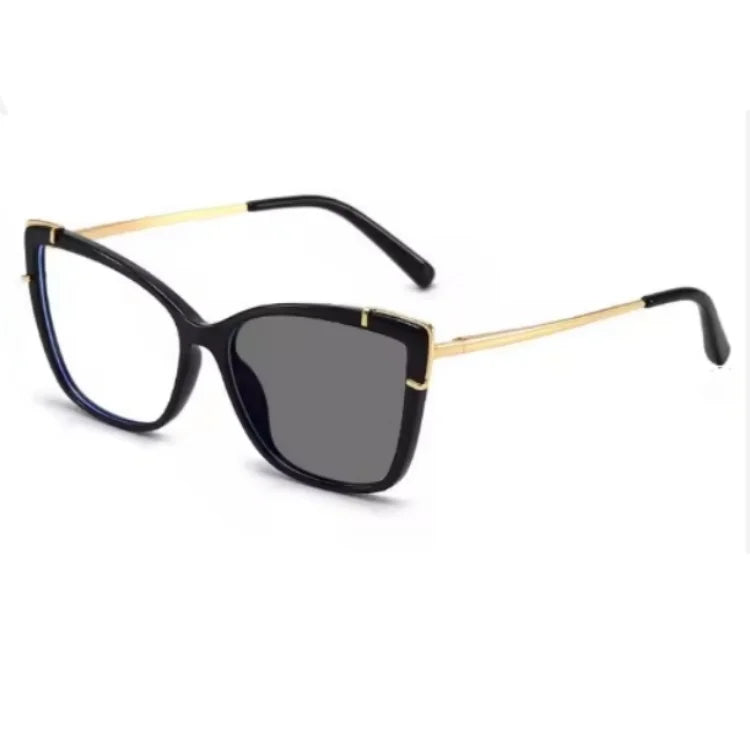 Transparent Metal Spectacles Eyebrows Line Spectacles Anti Blue Metal Glasses Photochromic Eyeglasses Glasses Frames