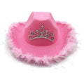 Pink Bling Cowgirl Hat Pink Sombrero Playeros Cowboy Cowgirl Hat Novelty Pink Western Cowgirl Hat