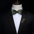 Pure Handmade Custom Fashion Feather Bow Tie Green Flash High-end Extravagance Wedding Banquet Feather Bow Tie