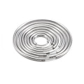 Simple 20mm 30mm 40mm 50mm Big Stainless Steel Hoop Earring Hypoallergenic Huggie Earring for Women