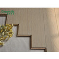 Luxury Free Sample White Oak Herringbone Plain Grey Color Stained Guangzhou Factory