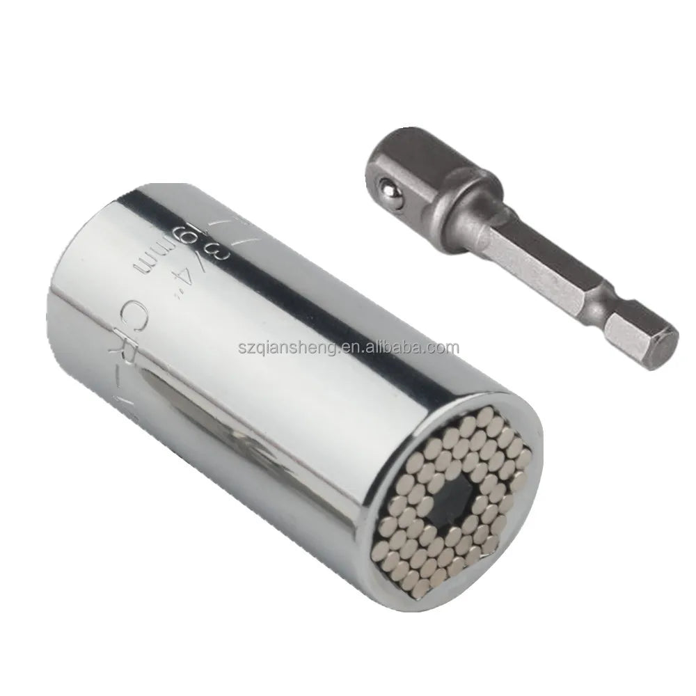 Universal Torque Wrench 7-19mm Socket Head Multifunctional Universal Sleeve Hand Sleeve Portable Tools Set