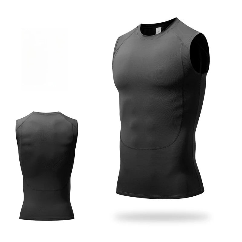 Sleeveless Tank Top Men Workout Polyester Breathable Moisture Wicking Men Singlet Tank Top Quick Dry Basketball Vest