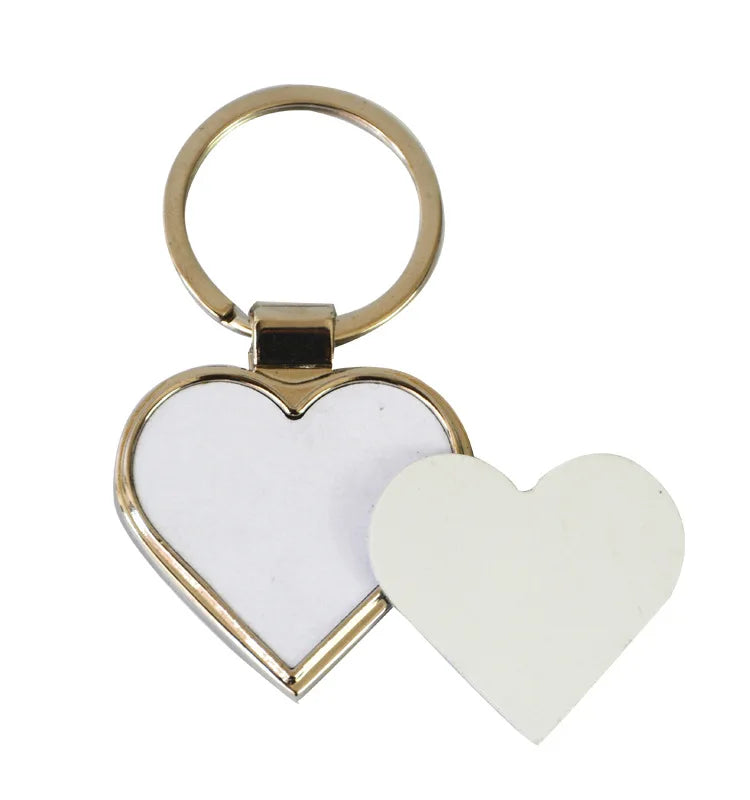 Home Decoration Sublimation Personalized Photo Printing Metal Keyring for Memorial Gifts