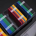 Transparent Acrylic Poker Chip Tray - Professional 100 Chips Storage Rack for Casino Table & Board Games