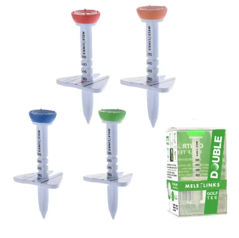 2024 Factory Direct Sales Golf Tee Adjustable Height Aiming Direction Mark Tee Box Durable Tees  Golf Practice Golf Gift Tee