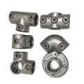 26.9mm 33.7mm 42.4mm 48.3mm Pipe Round Clamp Galvanized Malleable Iron Pipe Clamp Fittings