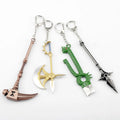 8 Style Seven Deadly Sins Weapon Key Holder Anime Meliodas Dragon's Sin of Wrath Zinc Alloy Keychain