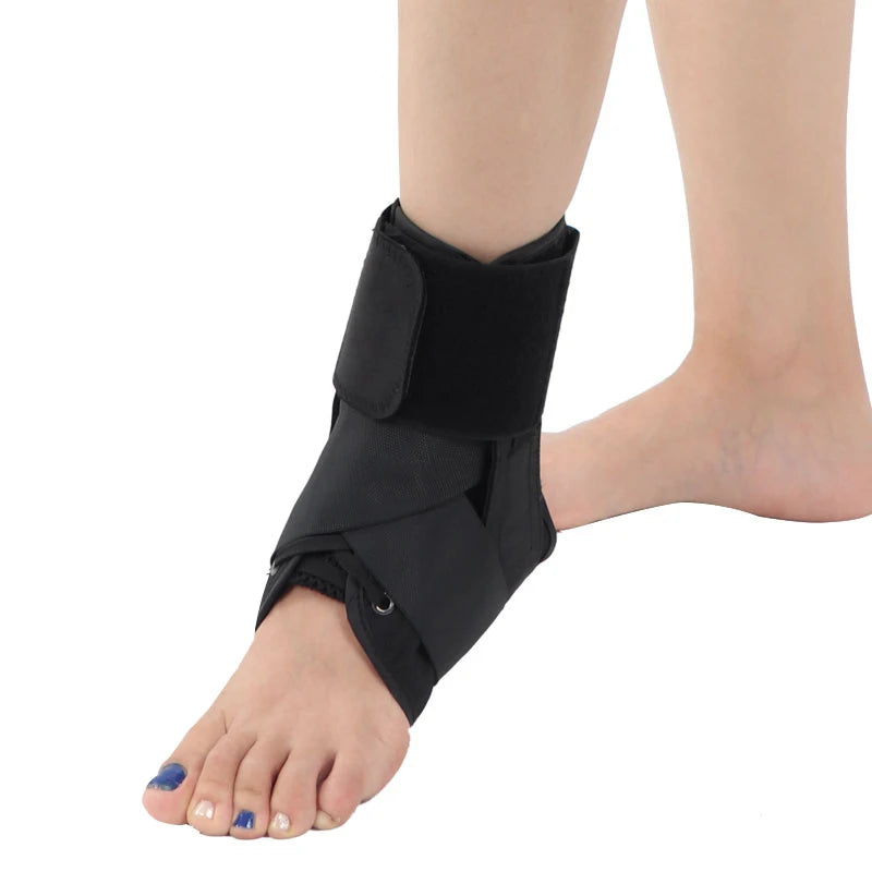 Ankle Stabilizer for Protection & Sprain Support Lace up Ankle Brace for Basketball Volleyball Rugby Sports Sleeve