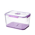 Plastic Fridge Airtight Vegetable Fruit Food Storage Organizer Bin Container