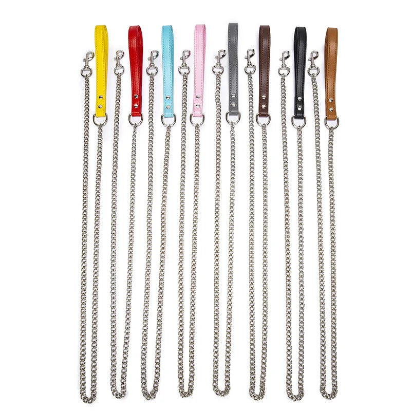 Wholesale Stocked Strong Cat Pet Metal Chain Dog Leash