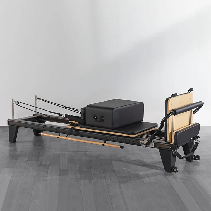 Pilates Core Bed Large Yoga Gym Fitness Equipment Pilates Bed Reformer With Square Box