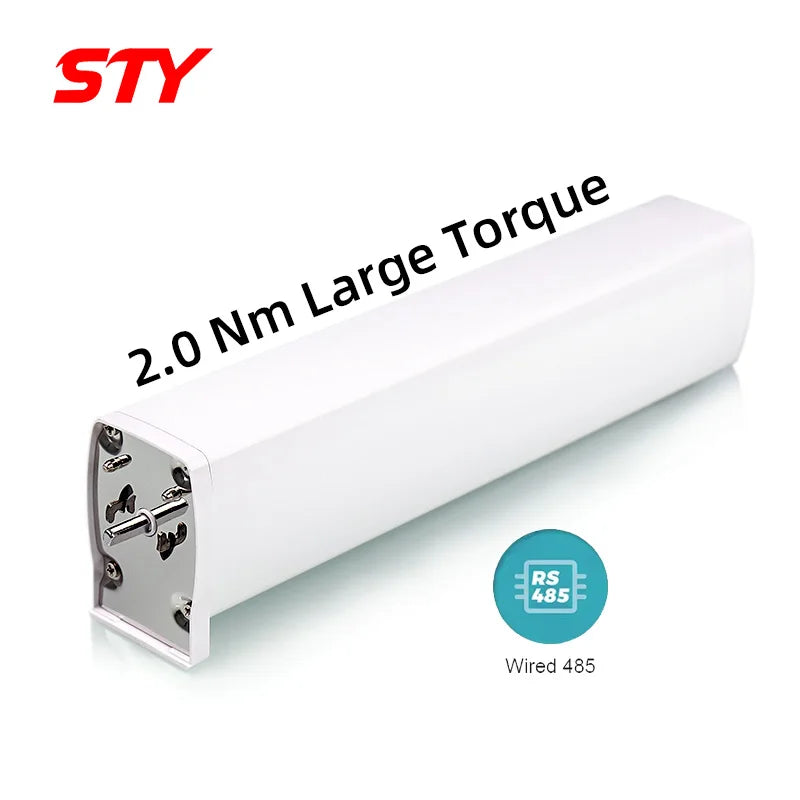 RS485 2.0Nm Smart House Motorized Curtain System Automatic Electric Remote Control Home Automatic Curtain Opener