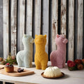J10117 DIY Animal Series Sheep Alpaca Shape Silicone Mold Creative Aromatherapy Candle Mold Soap Painting Plaster Silicone Molds