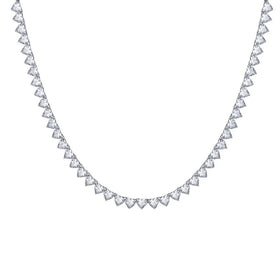 Heart Shape Zircon Chain Necklace Choker Necklace Luxury Jewelry 925 Silver Jewelry Fashion Jewelry Necklaces