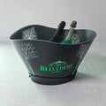 New Design Led Belvedered Ice Bucket RGB Glowing Battery-Powered Drink Chiller for Nightclub & Wedding Events Ice Bucket