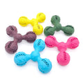 Wholesale Natural Rubber Durable Dog Chew Ball  Food Dispensing Toys Pet Feeder Ball for Puppy