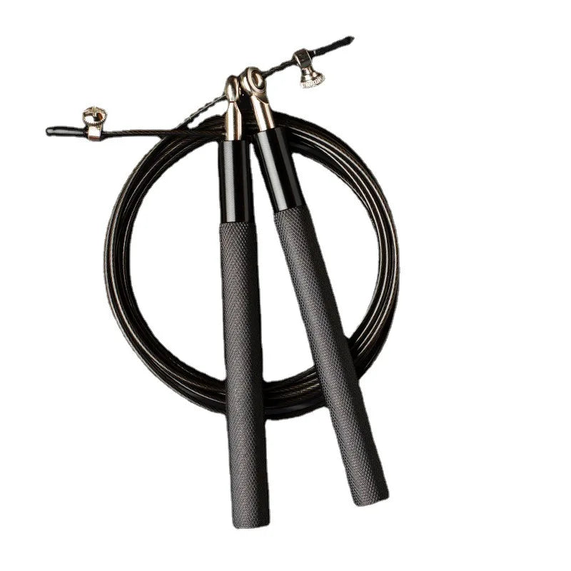 Professional Custom Adult Fitness Exercise Jump Rope High Speed Steel Wire  Unisex for Students