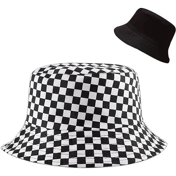 Custom Adults Stars Bucket Hat Printing Reversible Double Side Wear Fisherman Hat Sun Hat