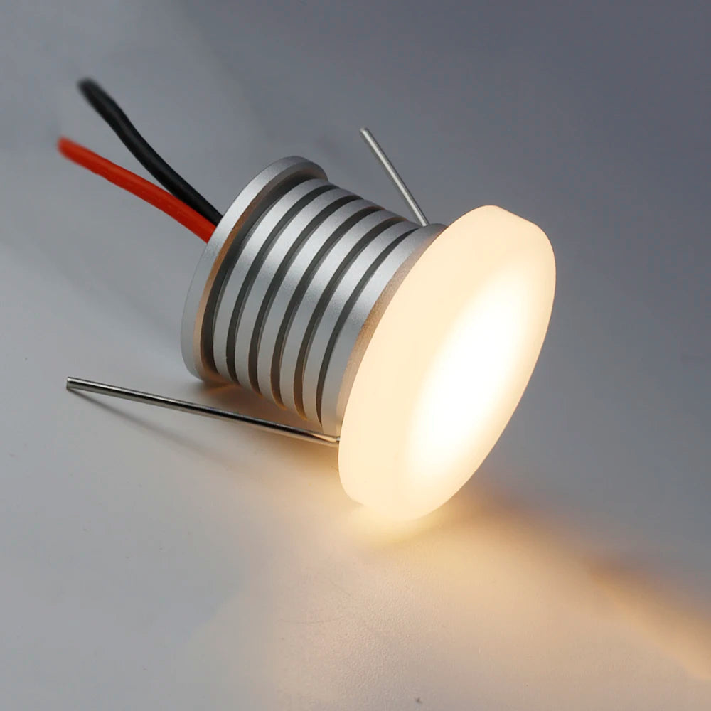 LED Dimmable Spot Light 12V 1W  IP65 Ceiling Spotlight  for Kitchen Bedroom Bathroom Anti-glare Recessed Downlight