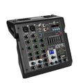 Depusheng B4 Professional Portable 4 Channel Built in 99 DSP Digital Mini Audio Mixer