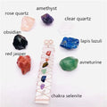 Wholesale Spiritual Healing Products Natur Seven Chakra Chips Wire Wrapped Raw Selenite Stick Wand for Meditation