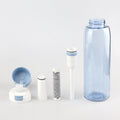 Personal Sport Portable Plastic Survival Top Bpa Carbon Charcoal Alkaline Drink Purifier Water Filter Bottle
