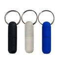 Hot Selling Custom Logo Portable Cigar Punch with Keychain Stainless Steel and Plastic for Cigar Holes