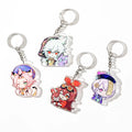 Hot Selling Custom Printing Logo Cartoon Acrylic Pendant Charms Accessories Gifts Anime KeyChain Keyring