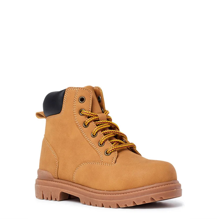 Breathable Outdoor Desert Waterproof Hiking Work Men's Tactical Boots Camping Leather Women Shoes